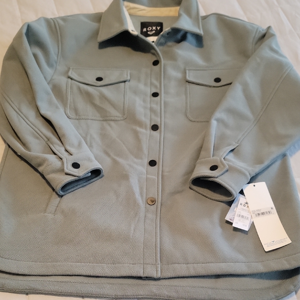NWT Roxy Women's Fleece Lined Jacket/Shacket